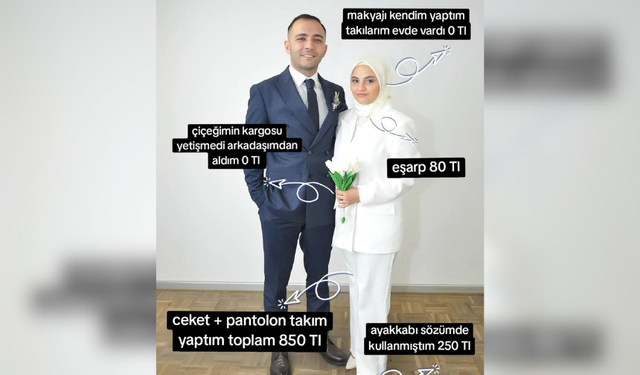Minimum bütçeyle gelin olma akımına büyük ilgi!