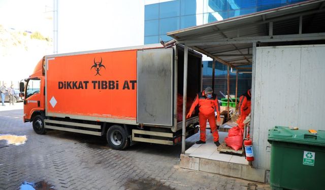 Her ay 125 ton tıbbi atık zararsız hale getiriliyor