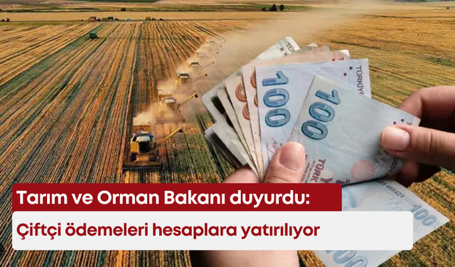 Binlerce çiftçinin beklediği tarımsal destek ödemeleri başladı
