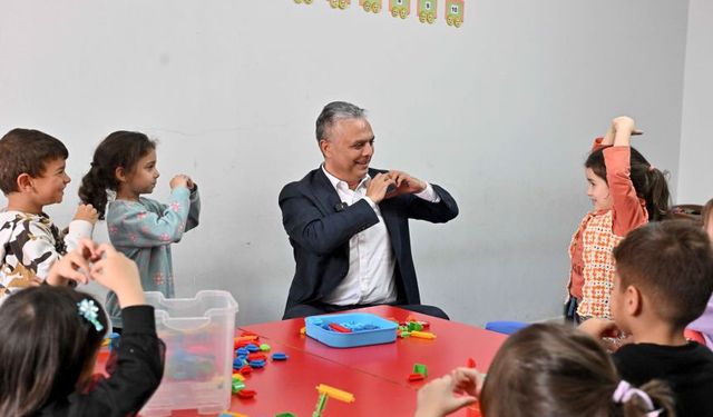 Başkan Uysal'dan kreş ziyareti