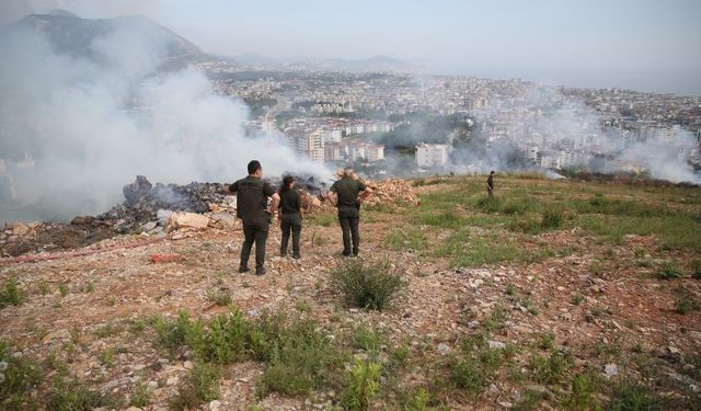 Alanya’da aynı bölgede bir hafta içinde dördüncü yangın