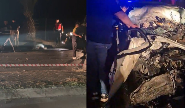 Alanya’da feci trafik kazası: 2 ölü, 6 yaralı