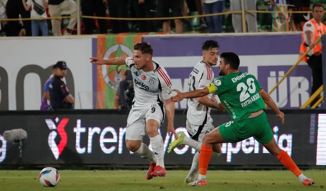 Alanyaspor ile Beşiktaş berabere kaldı