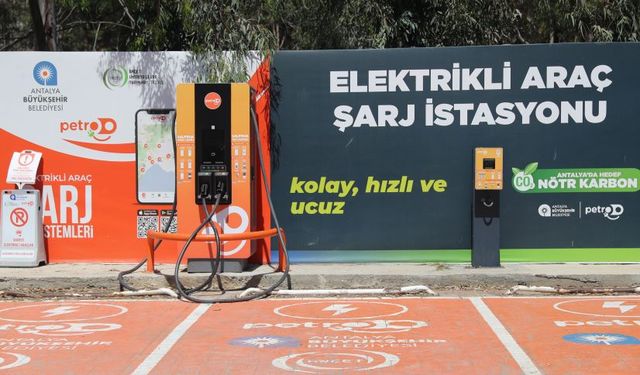Antalya'da elektrikli araç kullanıcılara müjde! Yeni şarj istasyonları geliyor