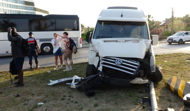 Manavgat'taki kaza yürekleri ağızlara getirdi