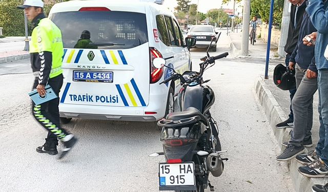 Burdur’da trafik şiddeti: Motosiklet sürücüsüne önce çarptı sonra darp etti