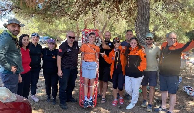 Datça'da gönüllüler afetlere karşı sahaya indi