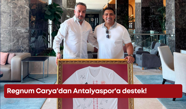 Regnum Carya'dan Antalyaspor'a destek!