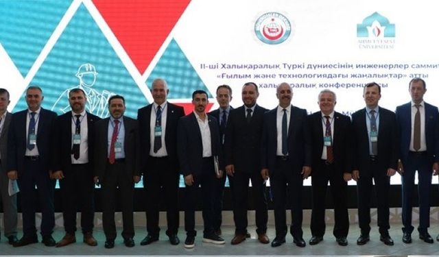 Türkistan'da Mühendisler Zirvesi'ne Antalya damgası!
