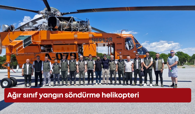 Antalya’da orman yangınlarına karşı hava aracı hazır!