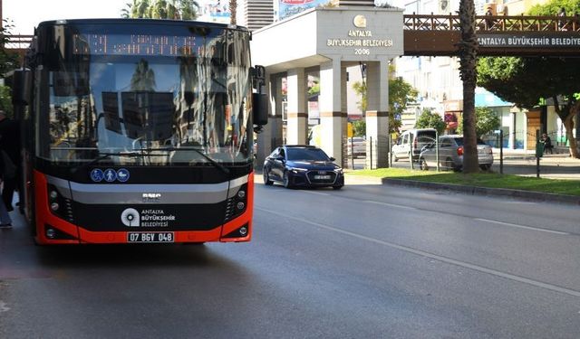 Antalya’da toplu ulaşıma rağbet arttı
