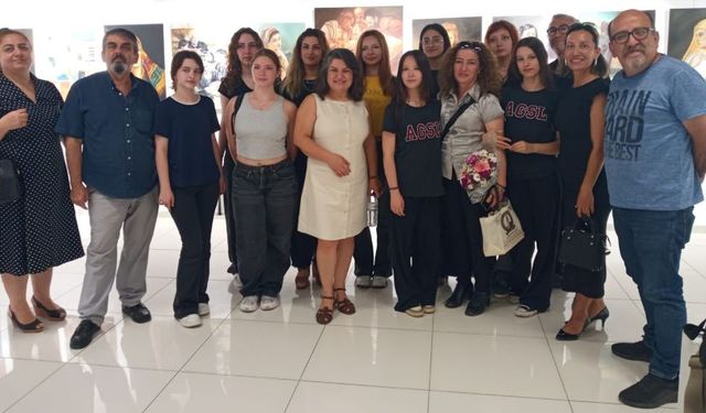 ATSO Güzel Sanatlar Lisesi yılsonu sergisi açıldı: Birbirinden güzel eserler sizi bekliyor