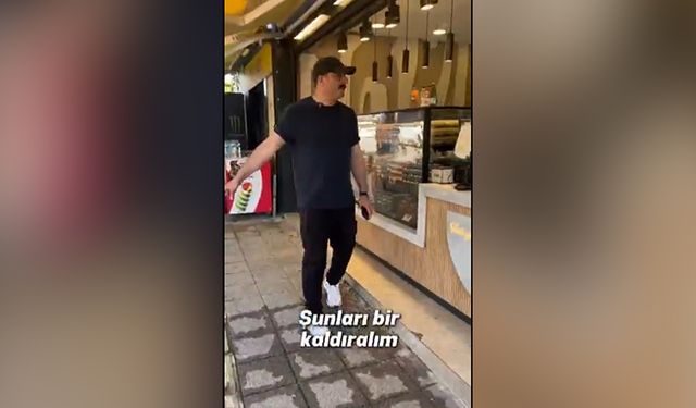 Cem Kotan sahaya indi! Esnafı tek tek uyarıyor