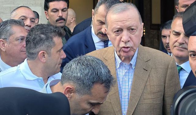 Cumhurbaşkanı Erdoğan, bayram namazını Muğla'da Okluk Millet Camii’nde kıldı