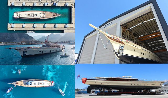 Ares Yachts'tan ilk süperyat: "SIMENA" suya indirildi