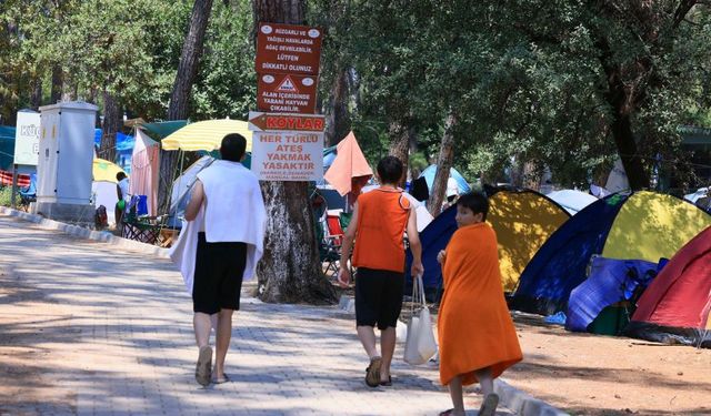 Muğla'da en sevilen çadır kamp yeri: Yeşilin ve mavinin buluştuğu nokta