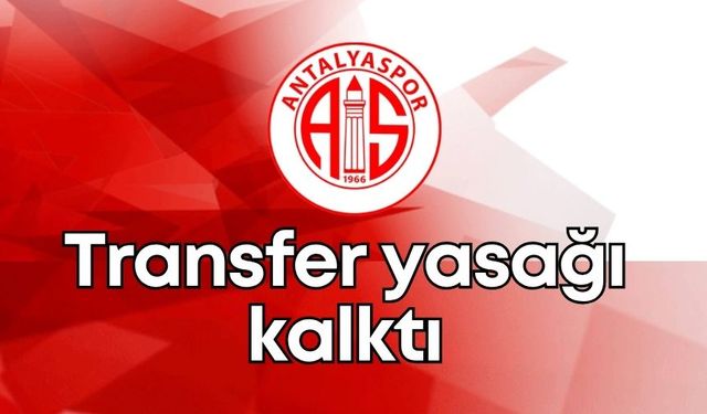 Antalyaspor’da yeni dönem! Transfer yasağı kalktı