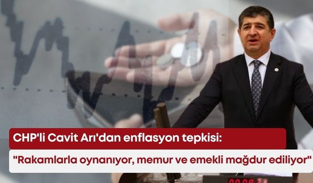 CHP'li Cavit Arı'dan enflasyon tepkisi: "Rakamlarla oynanıyor, memur ve emekli mağdur ediliyor"