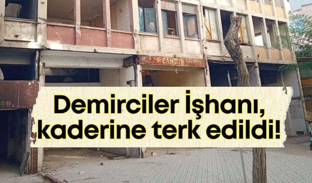 Antalya'da terk edilen Demirciler İşhanı, çöplük ve tehlike yuvasına dönüştü!