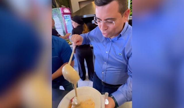 Hakan Tütüncü'den piyaz şov!