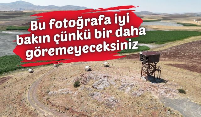 Bu fotoğrafa iyi bakın çünkü bir daha göremeyeceksiniz! Konya’nın gölleri kuruyor