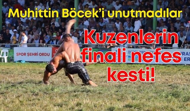 2025 Aybastı Güreşlerinde nefes kesen final! 10 yıldır birlikte hazırlandılar