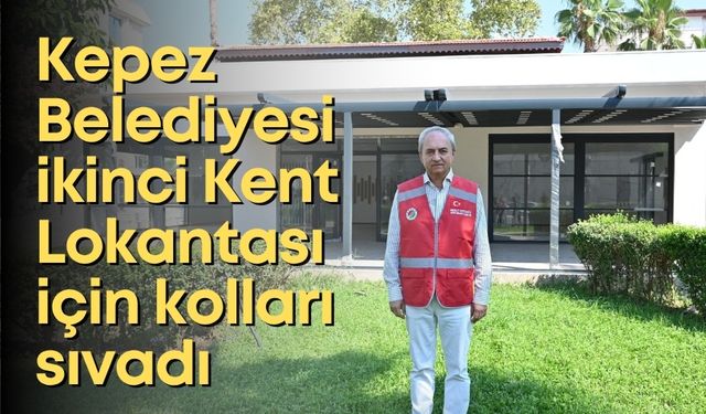 Mesut Kocagöz'den sosyal belediyecilik örneği: İkinci Kent Lokantası için kollar sıvandı
