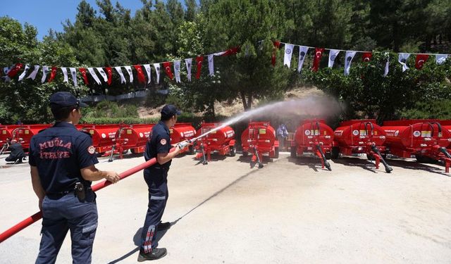 Muğla Büyükşehir Belediyesi'nden yangınlara karşı güçlü takviye
