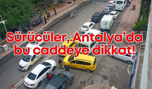 Anafartalar Caddesi'nde sürücüler tehlike altında!