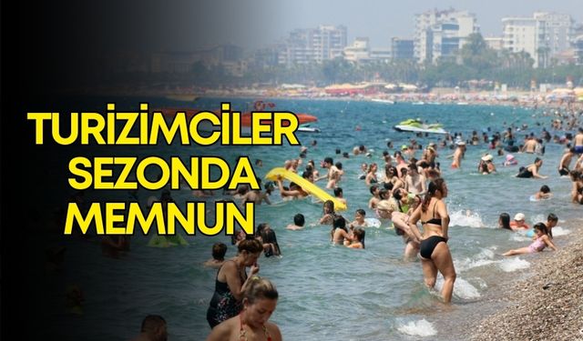 Antalyalı turizmci sezondan memnun