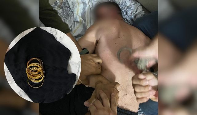 Antalya'da gasp zanlısı aynı gün bileziklerle yakalandı!