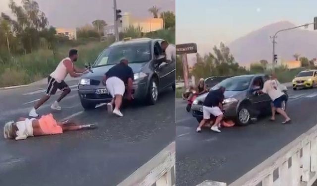 Muğla'da alkollü sürücü dehşeti! Kadını ezecekti