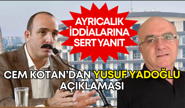 Cem Kotan’dan Yusuf Yadoğlu açıklaması! Ayrıcalık iddialarına sert yanıt