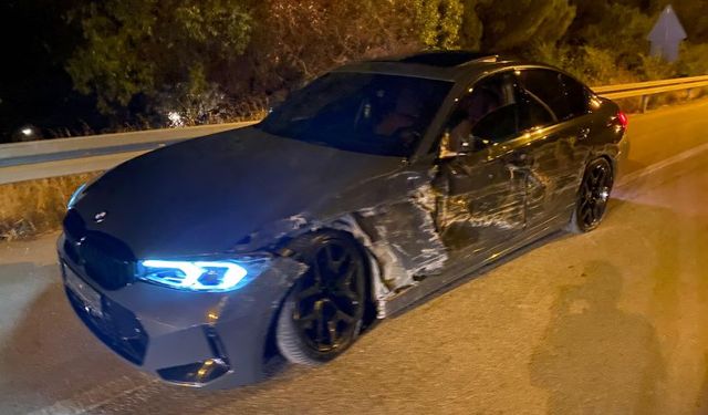Burdur'da alkollü sürücü facianın eşiğinden döndü