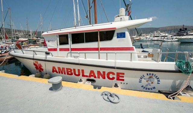 Muğla'da Deniz Ambulansı ile hızlı müdahale