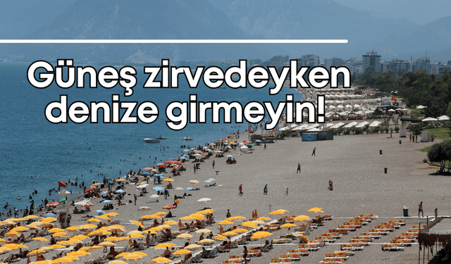 Deniz sonrası su damlaları ciltte leke bırakabilir