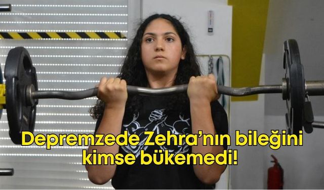 Depremzede Zehra, hayatın ipine Antalya'da tutundu!