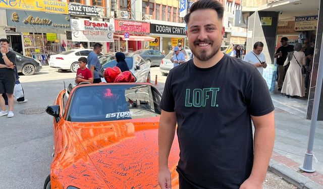 Konya'da imza rekoru kıran otomobil