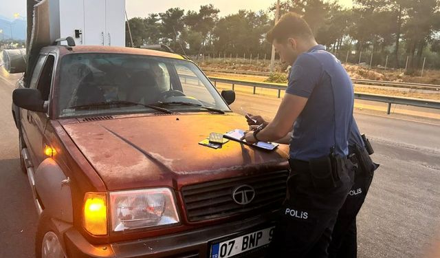 Antalya'da eski nişanlı hırs yaptı, kamyoneti bağlattı!