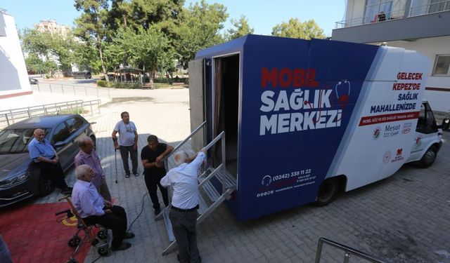 Mobil Sağlık Merkezi ile göz taraması