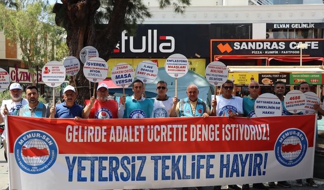 Memur-Sen'den çadırlı protesto!