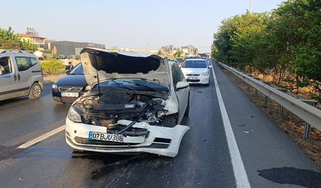 Manavgat'ta zincirleme kaza!