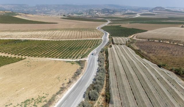 5 mahalleyi bağlayan 15 kilometrelik grup yolu tamamlandı!
