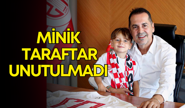 Antalyaspor minik taraftarı unutmadı