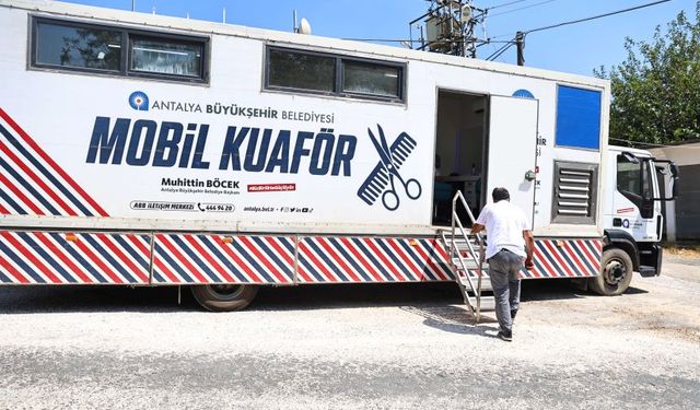 Antalya Büyükşehir’den yaylalara kuaför hizmeti