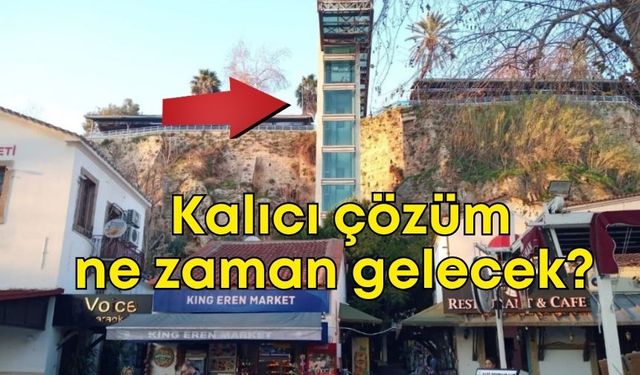 Antalya’ya gelen turistler isyanda! O asansör yine arızalandı