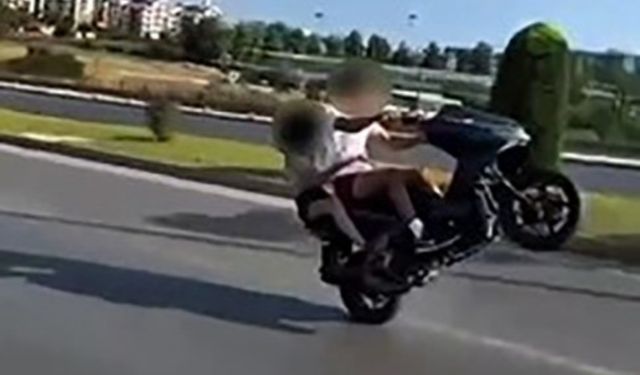 Tek teker şov pahalıya patladı!