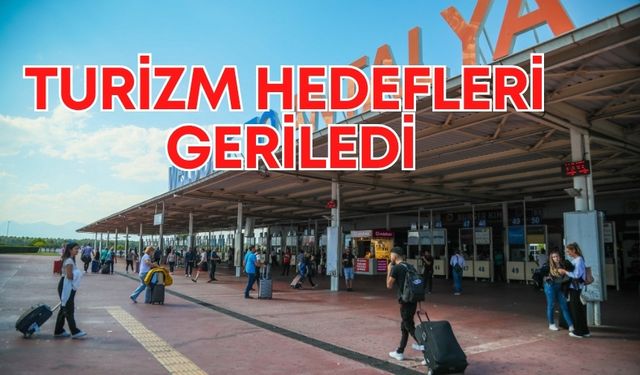 Antalya’da turizm hedefleri geriledi