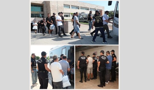 Antalya’da eş zamanlı operasyon: 236 kişi yakalandı