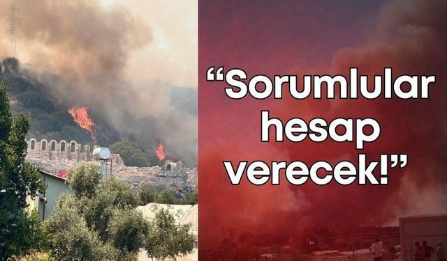 Zafer Partisi Antalya Kadın Kolları'ndan yangın bölgesinde tepki: "Sorumlular hesap verecek"